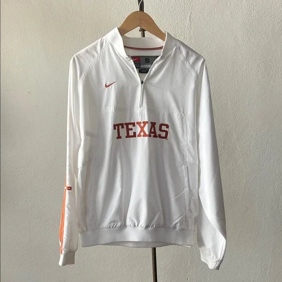 Nike Texas Longhorns 1/4 Zip Jacket Size Small - Picture 1 of 3